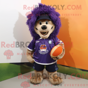 Costume de mascotte Purple...