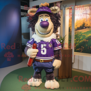 Purple Shepard S Pie mascot...