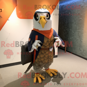 Falcon mascot costume...
