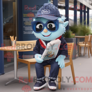 Navy Fish And Chips mascot...