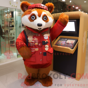 Figura de máscara de panda...