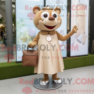 Tan Wrist Watch mascot...