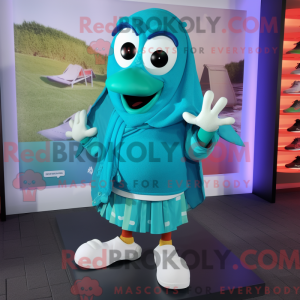 Teal Shakshuka mascot...
