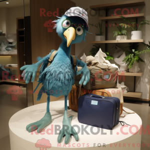 Cyan Archeopteryx mascot...