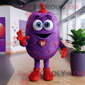 Lilla Strawberry maskot...