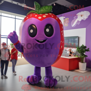 Lilla Strawberry maskot...