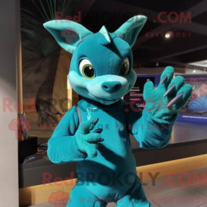 Costume mascotte Cyan...
