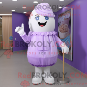 Lavendel iskrem maskot...