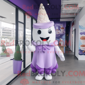 Lavender Ice Cream mascot...