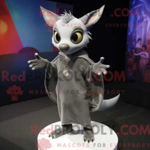 Silver Chupacabra mascot...
