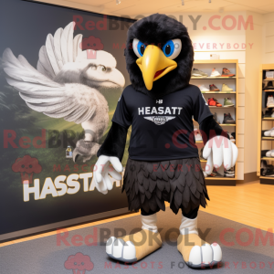 Black Haast S Eagle mascot...