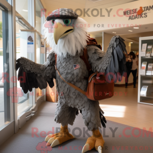 Grey Haast S Eagle maskot...