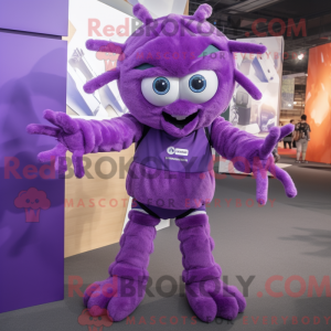 Disfraz de mascota Purple...