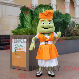 Postava maskota Orange...
