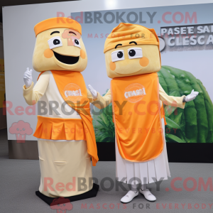Postava maskota Orange...