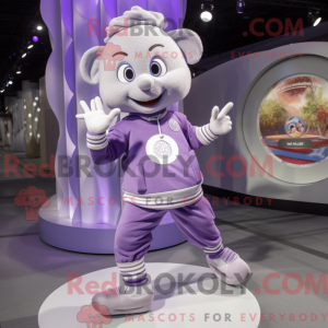 Lavender Acrobat mascot...