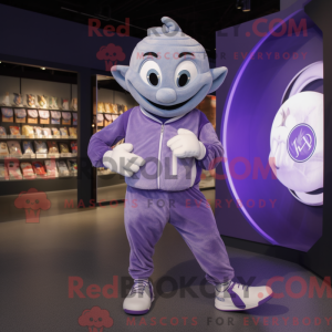 Lavendel Acrobat maskot...