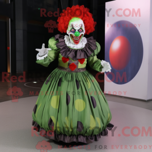 Máscara Olive Evil Clown...