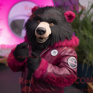 Magenta Sloth Bear...