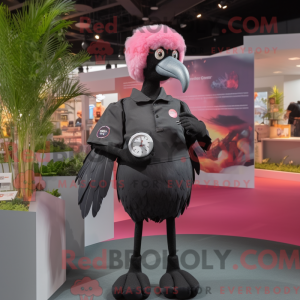 Black Flamingo mascot...