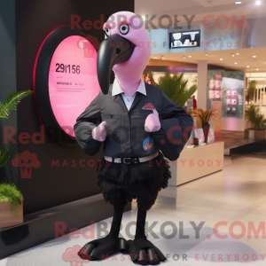 Black Flamingo mascot...