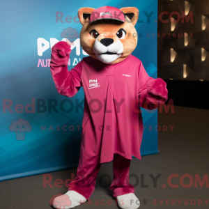 Postava maskota Magenta...