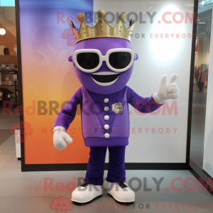 Lavendel konge maskot...