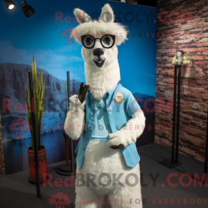 Costume mascotte de lama...