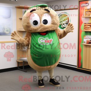 Olive Bagels mascot costume...