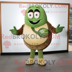 Olive Bagels maskot kostume...