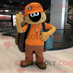 Orange Skateboard mascot...