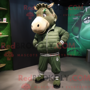 Forest Green Quagga mascot...
