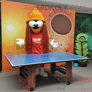 Rust Ping Pong Table mascot...