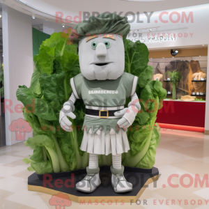 Silver Caesar Salad mascot...