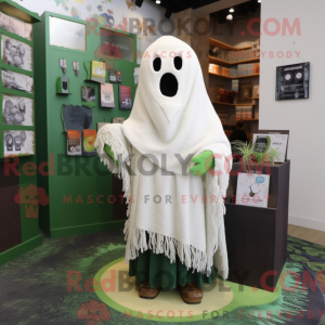 Olive Ghost mascot costume...