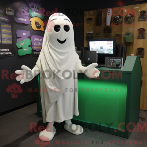 Olive Ghost mascot costume...