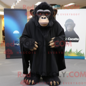 Black Chimpanzee mascot...