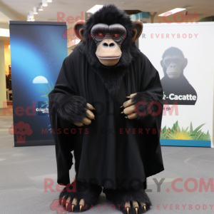 Zwarte chimpansee...