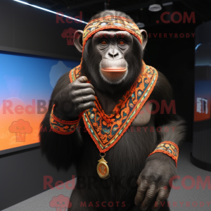 Zwarte chimpansee...