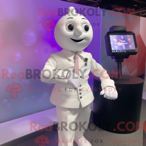 White Candy mascottekostuum...