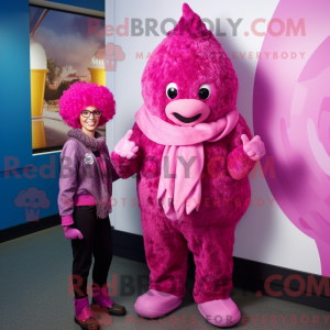 Magenta Ice Cream maskot...