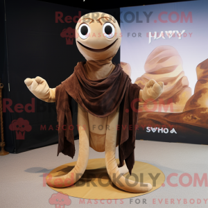 Bruin Hydra-mascottekostuum...