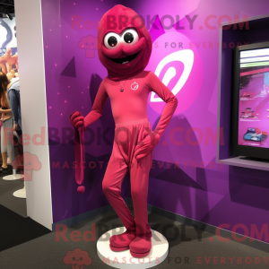 Magenta Acrobat mascot...