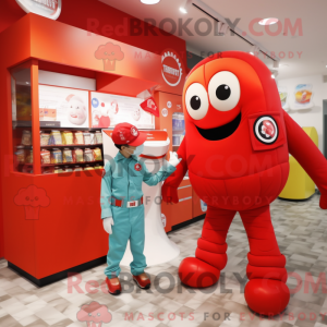 Red Candy mascottekostuum...