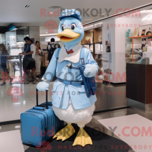 Sky Blue Muscovy Duck...