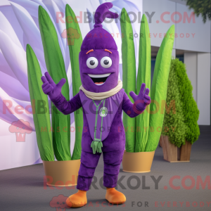 Purple Asparagus mascot...