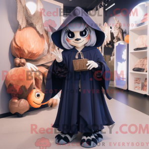 Navy Witch mascot costume...