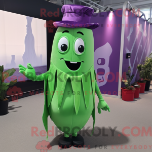 Maskotdraktkarakter Purple...
