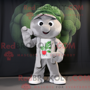 Silver Broccoli mascot...