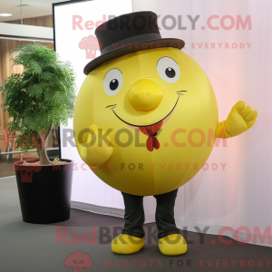 Citrongul Kirsebær maskot...